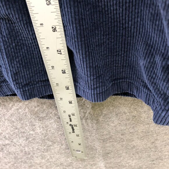 Crewcuts Girls Corduroy Overall Dress Size 10 Navy Blue - Picture 5 of 8